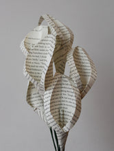 Load image into Gallery viewer, Book Page Paper Calla Lilies