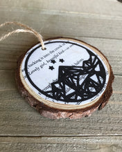 Load image into Gallery viewer, Wood Slice Ornaments: Night Court
