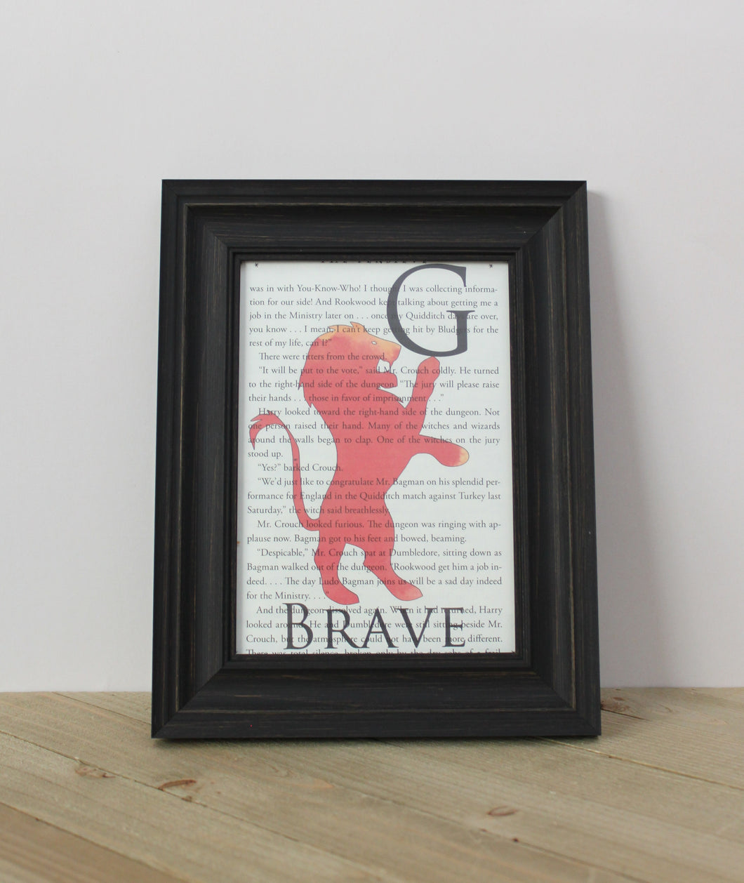 House Pride -Brave Book Page Art Print