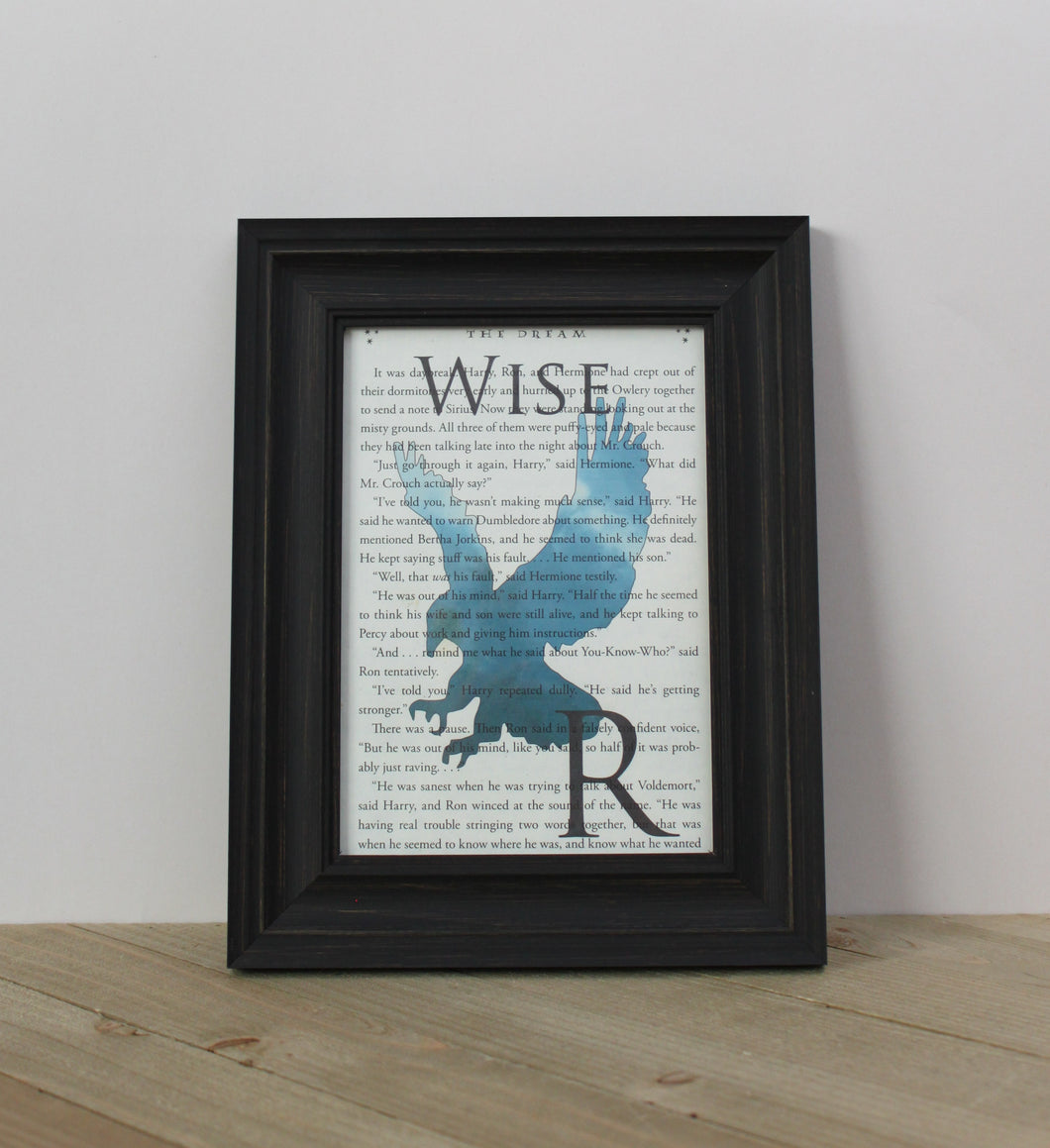 House Pride -Wise Book Page Art Print