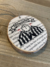 Load image into Gallery viewer, Night Circus Les Cirque Des Reves Wood Slice Ornament
