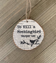 Load image into Gallery viewer, To Kill A Mockingbird Wood Slice Ornament
