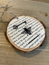 Load image into Gallery viewer, Starless Sea Key Bee Sword Wood Slice Ornament
