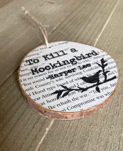 Load image into Gallery viewer, To Kill A Mockingbird Wood Slice Ornament
